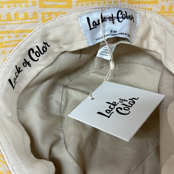 Lack of Color Shore Printed Yellow Bucket hat new wtag - Picture 8 of 8